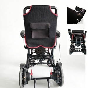 Fauteuil roulant électrique pliable en fibre de carbone pour personnes âgées handicapées Ultra léger 16,8 kg Batterie au lithium longue portée - Product Image 1