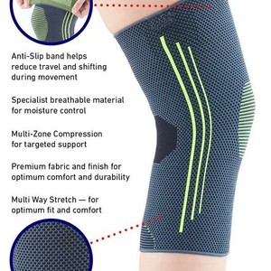 Rodillera universal transpirable de poliéster para deportes, soporte para fútbol, hombres y mujeres - Product Image 4