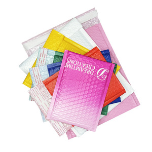 Tùy chỉnh bao bì nhựa nhỏ màu trắng bong bóng bưu phẩm 6x10 Đệm phong bì 8.5x14.<span class=keywords><strong>5</strong></span> bán buôn bong bóng gửi thư túi với logo - Product Image 5