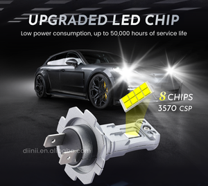 Đèn pha LED ô tô H7 <span class=keywords><strong>H4</strong></span> 40W 3500LM trực tiếp từ nhà máy, 6000K, cos-pha, 9-36V, chip 3570, vỏ nhôm, mới - Product Image 4