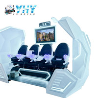 Chaise de réalité virtuelle 3D 5D 6D 7D, parc à thème VR, cinéma VR interactif, 4 joueurs, simulateur de plateforme dynamique 9D