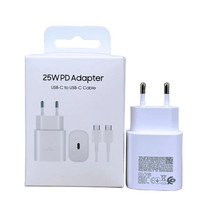 Prix d'usine Chargeur mural PD 25W Type-C Super rapide Adaptateur de voyage avec câble Type C pour Samsung Galaxy S26 S25 S24 S23