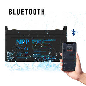 Bateria de Estado Sólido NPP 12.8V/12V 50Ah/100Ah/150Ah/200Ah 1-2.5kWh com BMS Integrado Ciclo Profundo DIY Caixa LiFePO4 Garantia de 3 Anos - Product Image 3