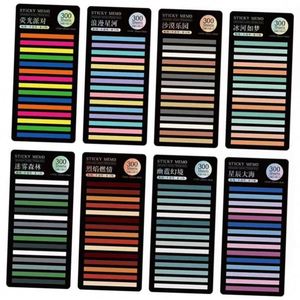 Colorful PET Sticky Notes High Viscosity <b>Waterproof</b> Translucent Label Memo Pad for School Office Wholesale Promotion - Product Image 1