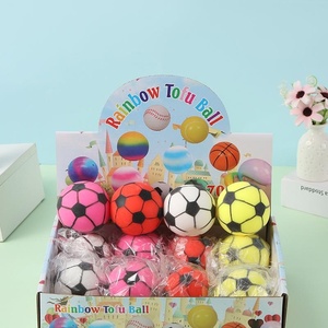 Football pinch music decompression toy slow <b>rebound</b> pinch ball creative ball doll doll office decompression artifact - Product Image 2