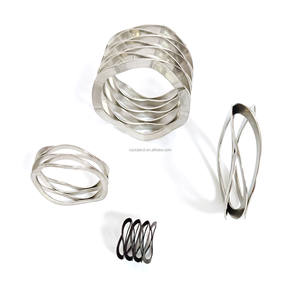 Endüstriyel Özel Gümüş Renkli Metal Hidrolik Paslanmaz Çelik Dalga Yay Geri Dönüş Yayları Üreticisi WG Marka Çin - Product Image 1
