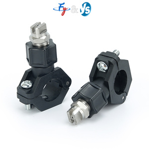 Buse de ventilateur plat agricole en acier inoxydable avec système de connexion rapide Clip en plastique <span class=keywords><strong>et</strong></span> options d'adaptateur pour le refroidissement extérieur - Product Image 4