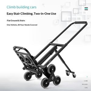 Chariot à main pour monter les escaliers de 150 kg, chariot de transport manuel, chariot pliable portable pour bagages, chariot monte-escaliers - Product Image 5