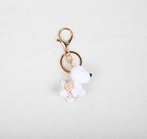 Handgefertigtes Set gehäkelter Welpen-Schlüsselanhänger, entzückende mehrfarbige Accessoires in Hundeform, stilvolle Taschenanhänger für Hundeliebhaber, personalisiertes Geschenk - Product Image 5