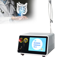 Machine de chirurgie de proctologie minimalement invasive1470nm + 980nm coupant les hémorroïdes de la fistule anale Dispositifs d'ablation thermique