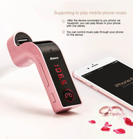 Nouveau lecteur MP3 pour voiture GXYKIT G7, kit voiture Bluetooth, émetteur FM sans fil, appels mains libres, chargeur USB pour téléphone
