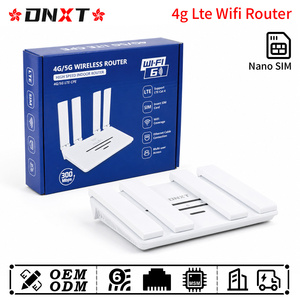 DNXT 4g lte wifi <b>router</b> LTE Cat4 2.4GHz wifi 6 <b>router</b> Foldable Antenna 4g <b>modem</b> 300Mbps WPS 4g lte usb <b>modem</b> Home Use - Product Image 1