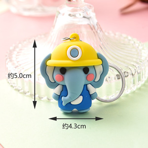 Porte-clés animalier de dessin animé personnalisé, pendentif de sac à dos, prix pratique pour les élèves de maternelle, événement promotionnel, petit cadeau - Product Image 3