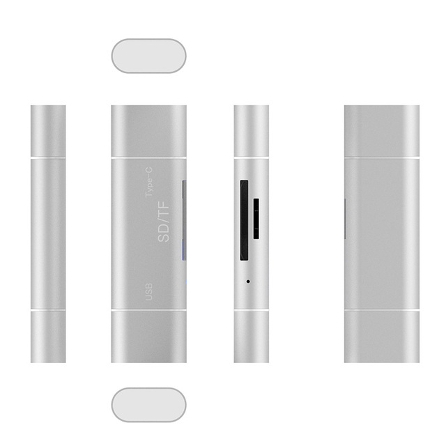 All in One Type-C USB 3.0 OTG Card Reader CF Card for Laptop Use with Mac10 Win7/8/xp/vista Compatibility