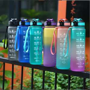 MKAS Entraînement Sport Logo Personnalisé Passoire à Paille Isolé Tritan 1L Bouteilles d'Eau de <span class=keywords><strong>Motivation</strong></span> en Plastique avec Marqueur de Temps - Product Image 6