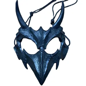 Лидер продаж, мульти-поэтический дизайн, смешная маска для Хэллоуина, белая и черная пластиковая маска для Хэллоуина, страшная маска на половину лица