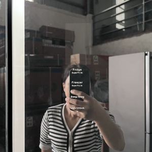 Réfrigérateur Américain Grande Capacité 631L Verre Trempé <span class=keywords><strong>Noir</strong></span> Multi-Portes Inverter Refroidissement Ventilé Dégivrage Automatique Avec Zone Fraîcheur/Humidité 220V 50/60HZ - Product Image 4