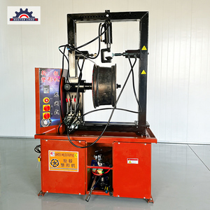 Machine de façonnage de jantes de voiture entièrement automatique, réparation de façonnage en alliage d'aluminium, machine de réparation de déformation de jantes en acier - Product Image 4