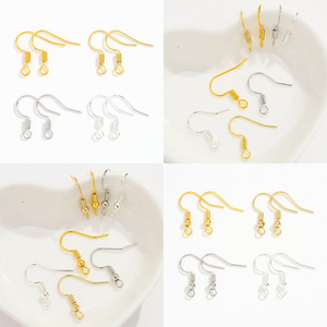 ตะขอเกี่ยวต่างหูแบบหยดน้ำ ชุบทอง/เงิน ทำจากทองแดง สำหรับทำต่างหู DIY อุปกรณ์ทำเครื่องประดับ - Product Image 4