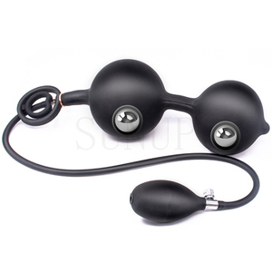 Gratis kotak kustom-pelekat Anal pijat prostat tiup dua gulungan manik-manik kunci Penis cincin Dilator bokong tiup - Product Image 1