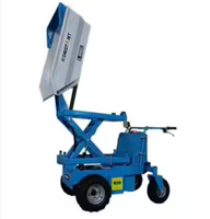 Minidumper Elettrico KONSTANT con Batteria 48V, Capacità Benna 186L, Alimentato a Batteria al Piombo-Acido, Sistema di Sollevamento e Ribaltamento Idraulico