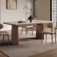 Nouveau 2026 – Ensemble table et chaises de salle à manger en dalle de roche moderne, idéal pour la salle à manger (OEM)
