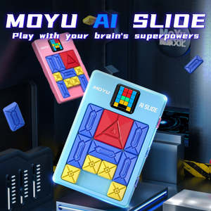 Super Huarong Road Juego de rompecabezas de tablero todo en uno Sensor de liquidación inteligente Banco de preguntas todo incluido Cubos mágicos de enseñanza - Product Image 2