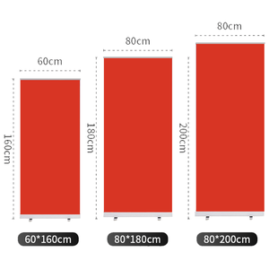 Logo personalizzato retrattile rotolo di calore leggero meccanismo di blocco rapido per eventi all'aperto nero <span class=keywords><strong>Friday</strong></span> vacanze di natale - Product Image 3