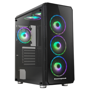 Ốp Máy Tính ATX Chất Lượng Cao Ốp Máy Tính Chơi Game Có Tháp Giữa Hoàn Toàn Bằng Kính - Product Image 6