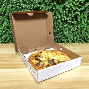 Caixas de Entrega de Pizza em Papelão Corrugado Sustentável com Laminação Fosca e Logotipo Personalizado AT PACK, 10 e 12 Polegadas - Product Image 6
