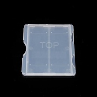 Laboratory Reusable Plastic Storage Microscope Slides Transparent 2 Position Slide Mailer