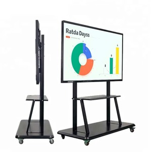 86 Inch UHD 4K Electronic Interactive Flat Panel 20 Touch Points Smart Interactive Whiteboard Business Education Use 4mm - Product Image 1