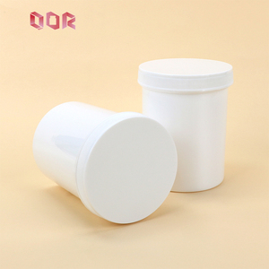 Customized White PET Plastic Protein Can Supplement Storage Container <b>Empty</b> <b>Jars</b> for Protein Powder Packaging with Screw Cap - Product Image 4