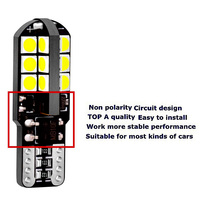 24V 12V T10 W5W Super Bright 3030 24smd LED-Lampe Canbus Fehlerfrei Auto Wedge Interior Reading Dome Lampe Auto Clearance Light Neu