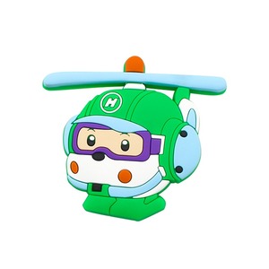 Customized Oem Pvc Children's 2d Cartoon Pilot Shape Rubber Customised Cute Animal Refrigerator Airplane Fridge Magnet - Product Image 1
