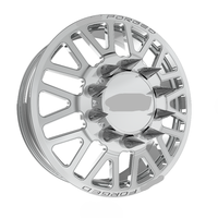 Jantes forgées DRW polies sur mesure 20X8.25 22X8.25 24X8.25 avec enjoliveur central flottant 10X225 8X165.1 pour Chevrolet Silverado 1500