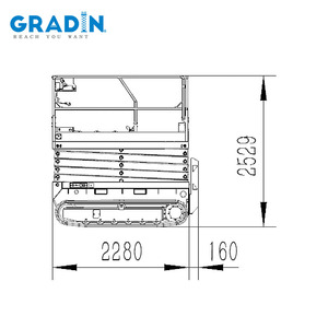 Ascenseur à chenilles au sol robuste extérieur 10m sans crainte du terrain - Product Image 3