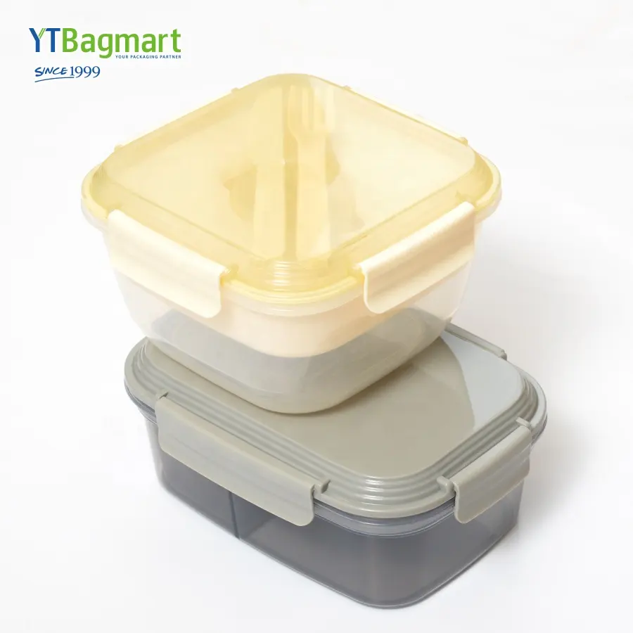 Hot bán tái sử dụng Bento Box với trẻ em PP Hộp Ăn Trưa nhựa trẻ em trẻ em BPA thực phẩm miễn phí