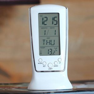 Jam meja elektronik Lcd, jam meja elektronik, jam meja Digital, kalender, waktu Snooze, Alarm, lampu latar Led, <span class=keywords><strong>Promo</strong></span>, jam meja Digital - Product Image 2