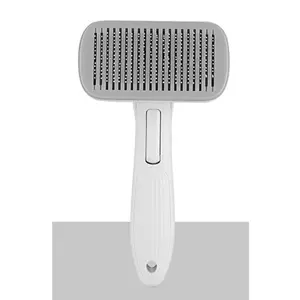 Custom Logo Pet Stainless Steel Pin Hair Brush Grooming Slicker Brush Dematting Comb