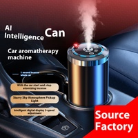 Machine d'aromathérapie intelligente pour voiture haut de gamme avec humidificateur à pulvérisation automatique alimenté par USB et ornements de parfum Nouveau produit
