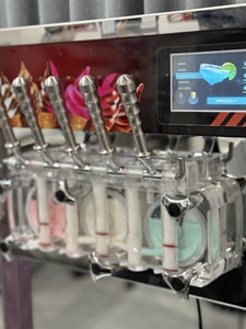 Mvckyi bằng sáng chế 8 chương trình liên tục máy làm kem 3 + 2 Ajustable tràn lạnh uống nước đá Cà Phê Máy làm kem mềm - Product Image 4