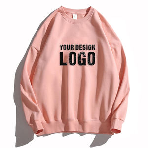 Street Casual Washed Round Neck Solid Color <b>Men's</b> Sweatshirt Wholesale Customized Drop Shoulder <b>Mens</b> <b>Hoodies</b> Sweatshirts - Product Image 4