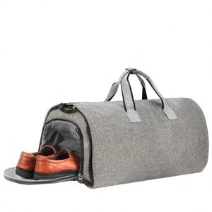 Sac de voyage convertible 2 en 1, nouvelle conception, fabriqué en usine BSCI, sac de voyage pour vêtements, sac de week-end avec pochette à chaussures - Product Image 3