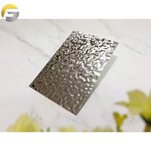 201 màu gương nước gợn sóng tấm thép không gỉ cl606 trang trí tấm ốp gợn sóng nước tấm 304 316 321 - Product Image 2