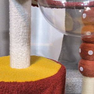 أرفف تسلق قطط من القرع ، أرفف خربشة سيزال خربشة ، أرجوحة وأبراج زهور كبيرة وطويلة للأماكن الخارجية - Product Image 4