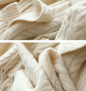 Dereng 100% Pure Wool Waist Band Edge to Edge <strong>Long</strong> <strong>Line</strong> Women Cashmere <strong>Cardigan</strong> - Product Image 5