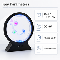 Petite lampe de nuit LED en forme de méduse, changeante de couleur, design européen, rechargeable par USB, lampe de décoration pour chambre à coucher, cadeau pour la maison