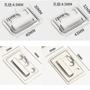 Fixations murales intégrées en acier inoxydable pour panneaux muraux en fibre de bambou et PVC - Product Image 5
