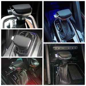 Poignée de levier de vitesses automatique noire en cuir PU pour Renault Koleos Nouveau Kadjar 2016 2017 2018 2019 - Product Image 2